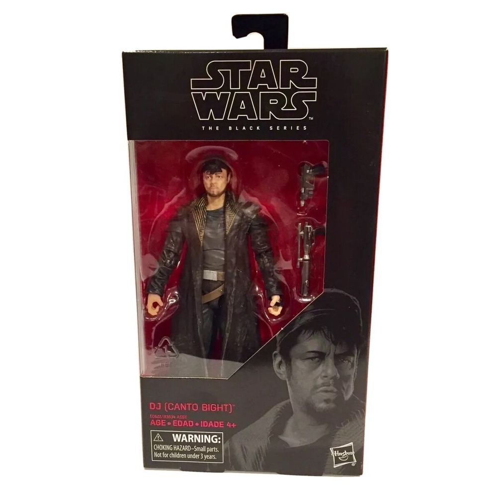 Star Wars Black Series Last Jedi‎ DJ Canto Bight Num 57 6in Action Figure Hasbro